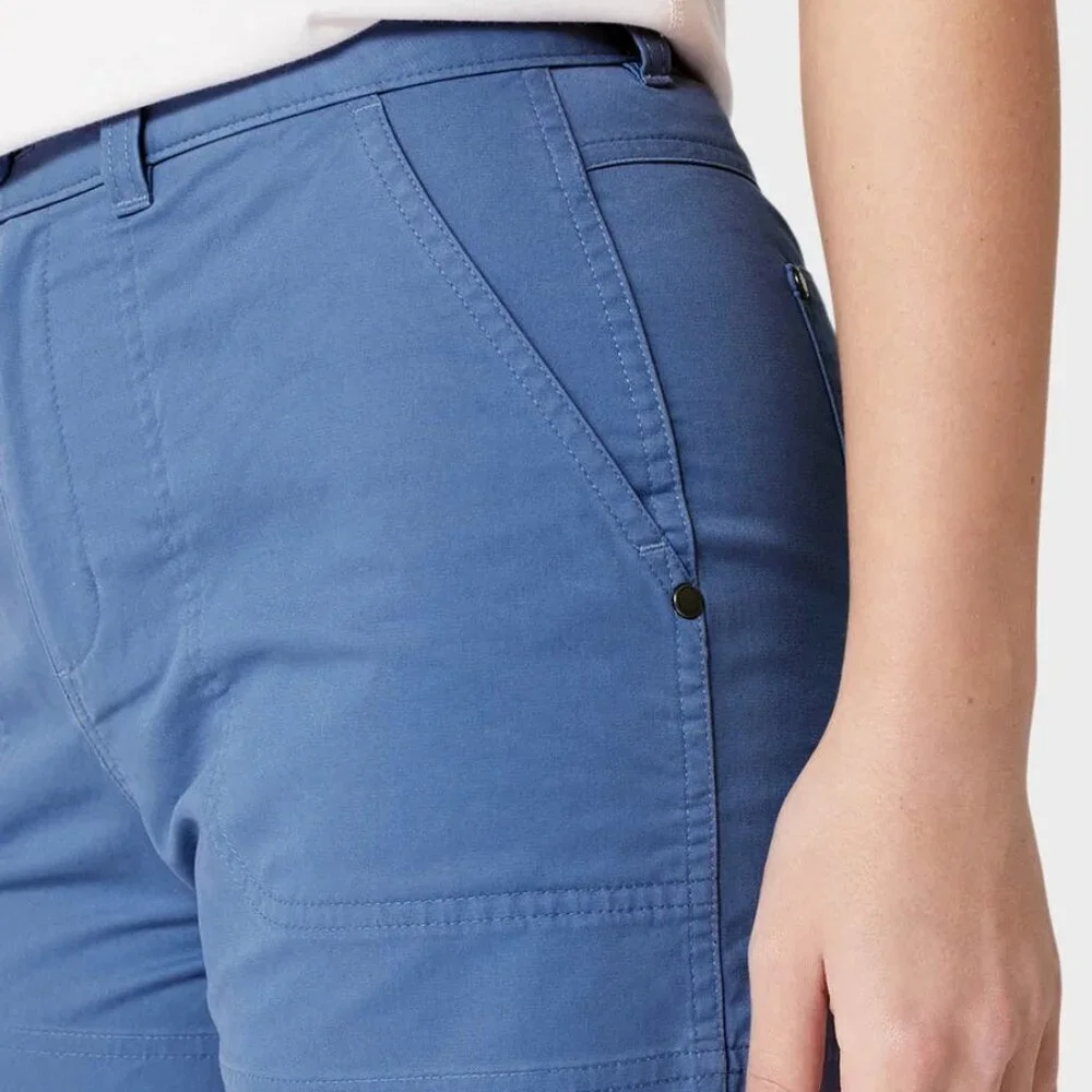 Stio Women's Shorts in Slate Blue